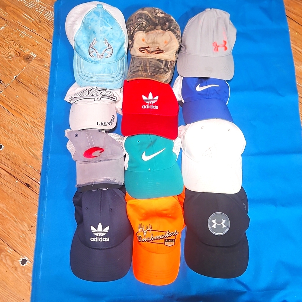 Adidas, Under Armour, NIKE, Real Tree... Hat Collection